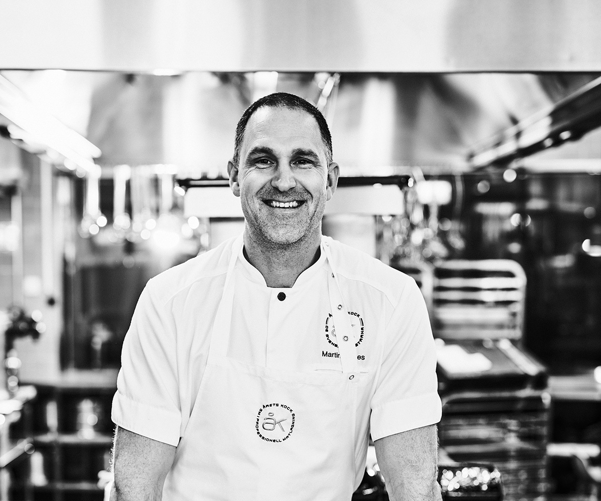 Ο σεφ Martin Moses