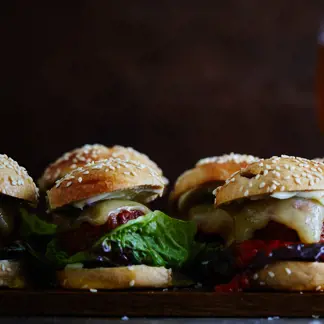 De gourmet cheeseburger