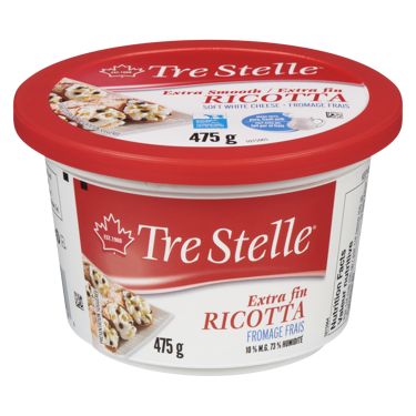 Fromage ricotta extra lisse 475g