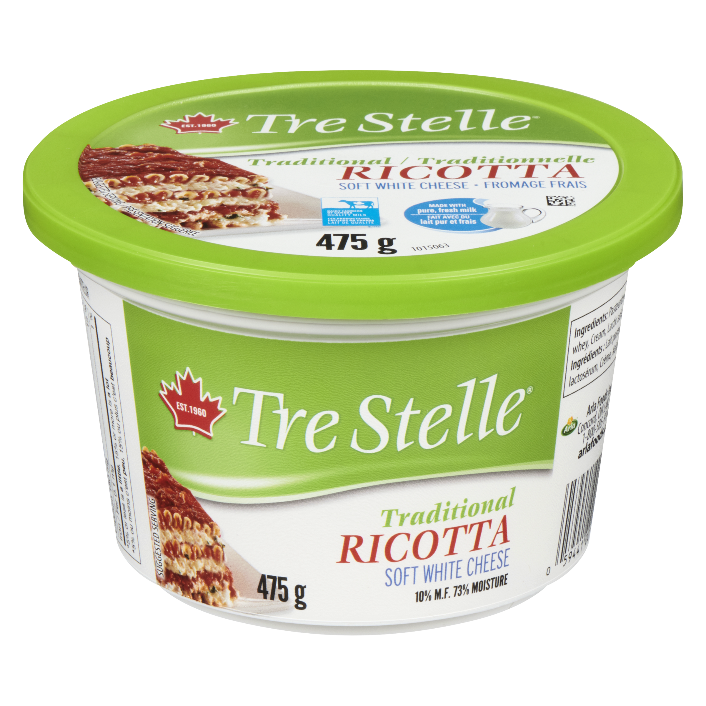 Traditional Ricotta Cheese 475g