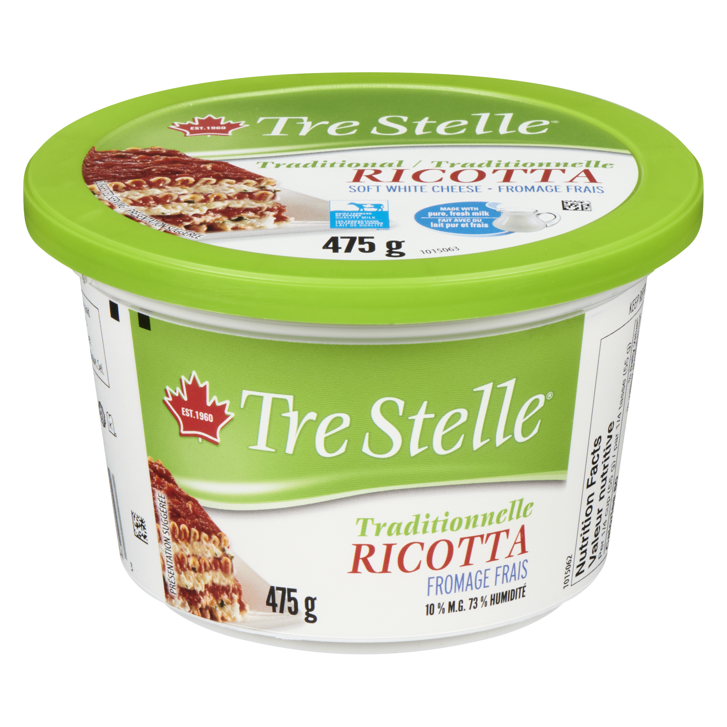 Traditional Ricotta Cheese 475g