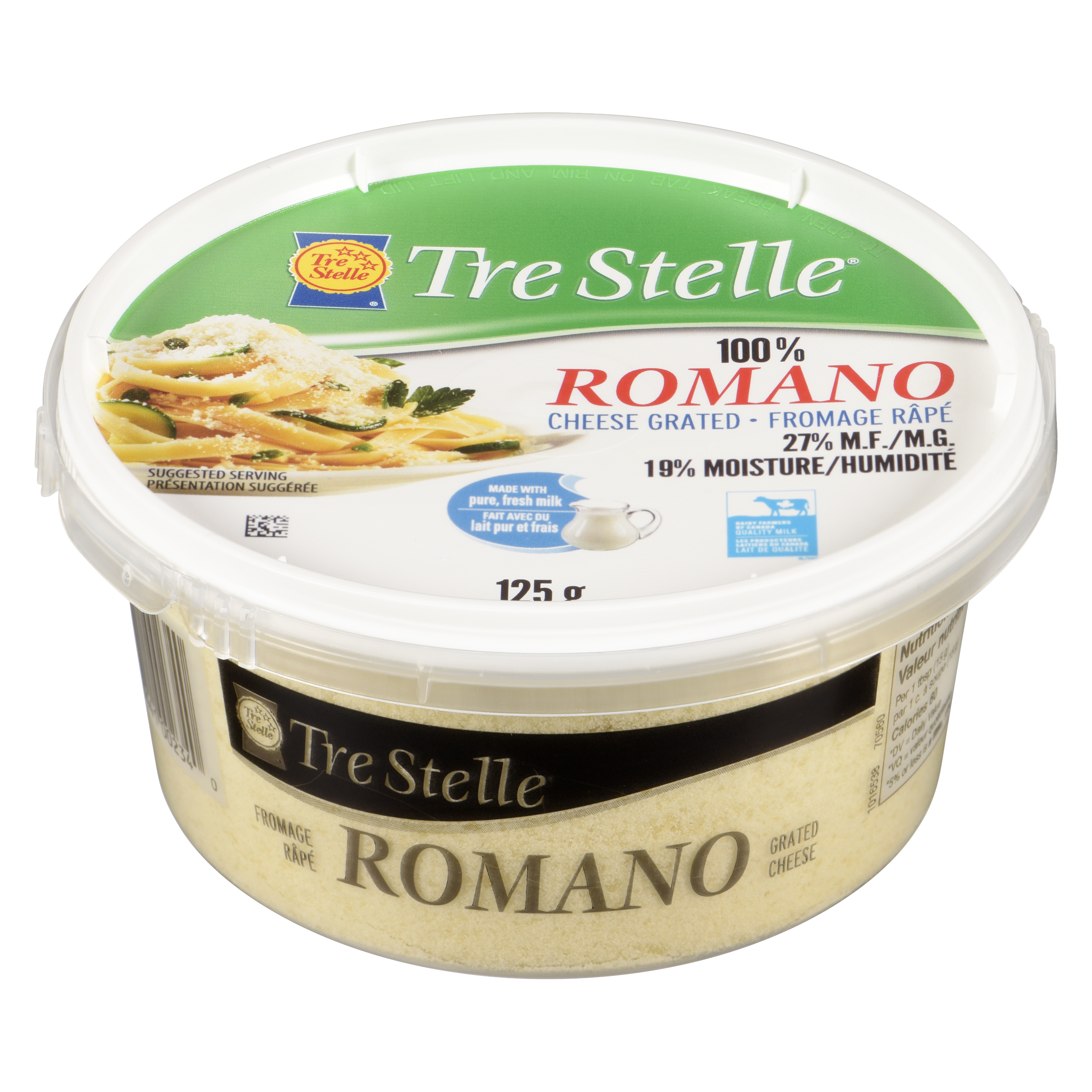 Grated Romano Cheese 125g