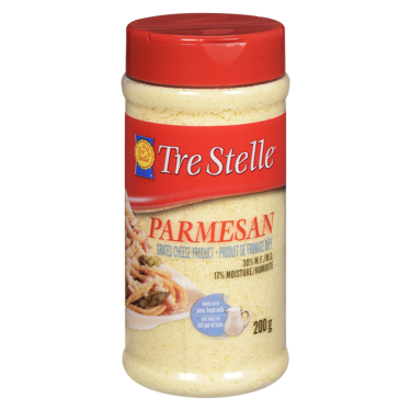 Produit de fromage parmesan râpé 200g