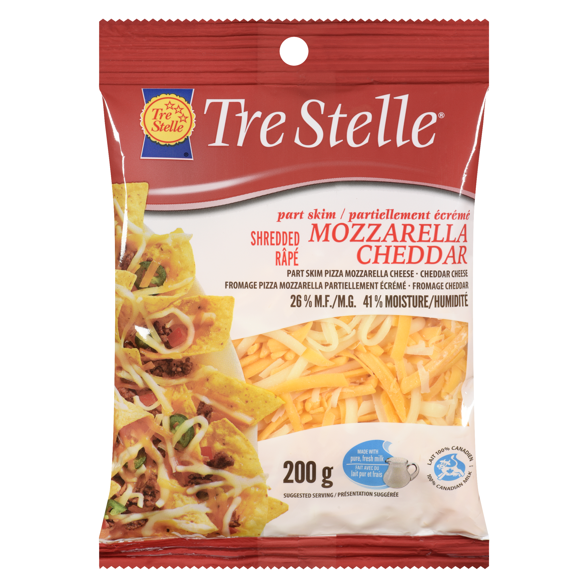 Shredded Mozzarella Cheddar Cheese 200g