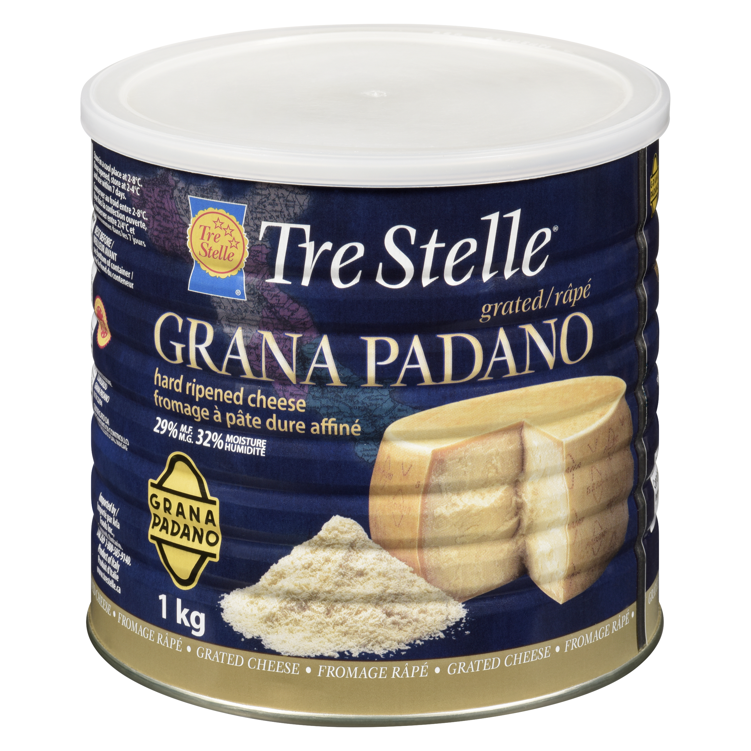 Grated Grana Padano Cheese 1kg