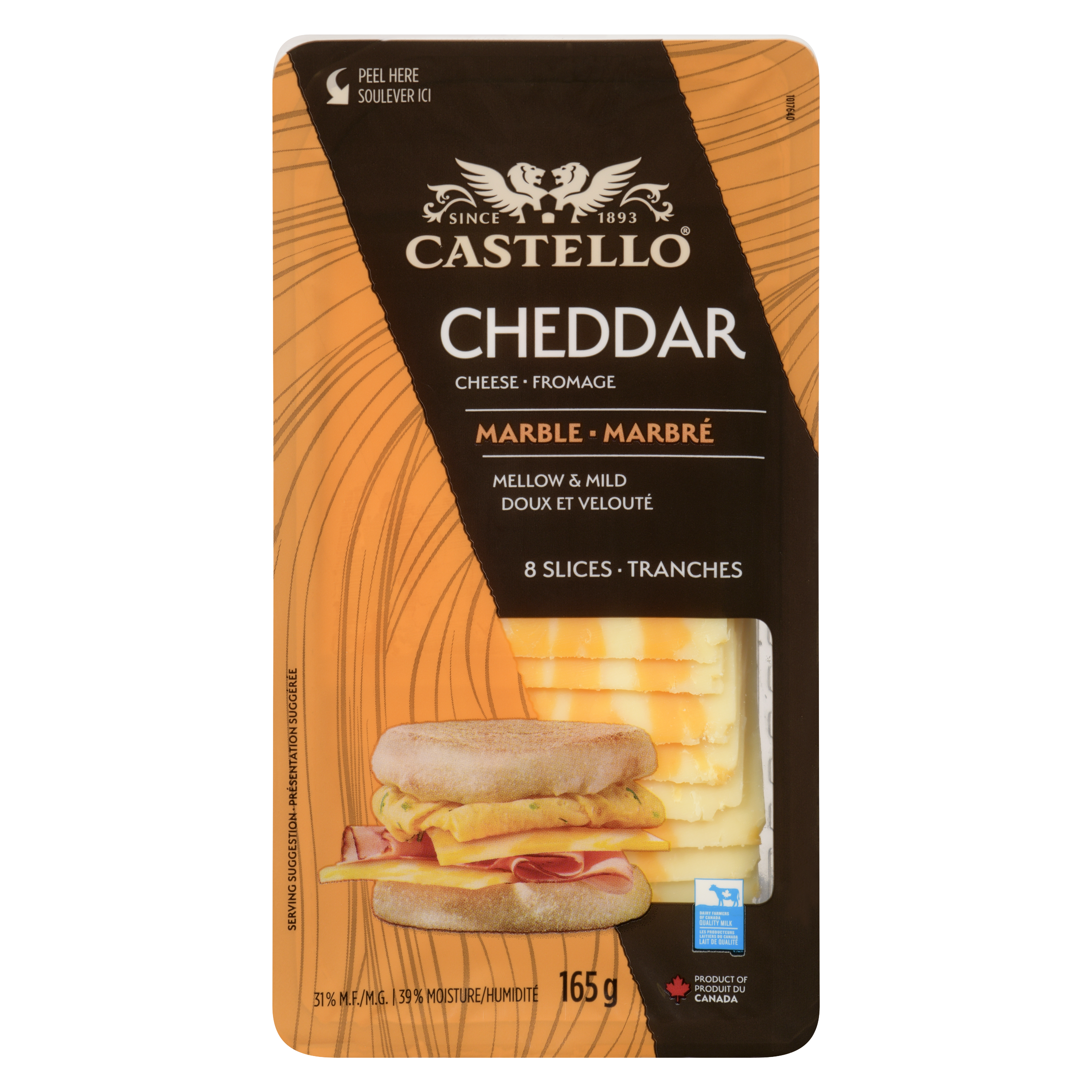 Sliced Marble Cheese 165g