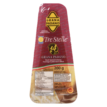 Grana Padano Cheese Wedge 200g