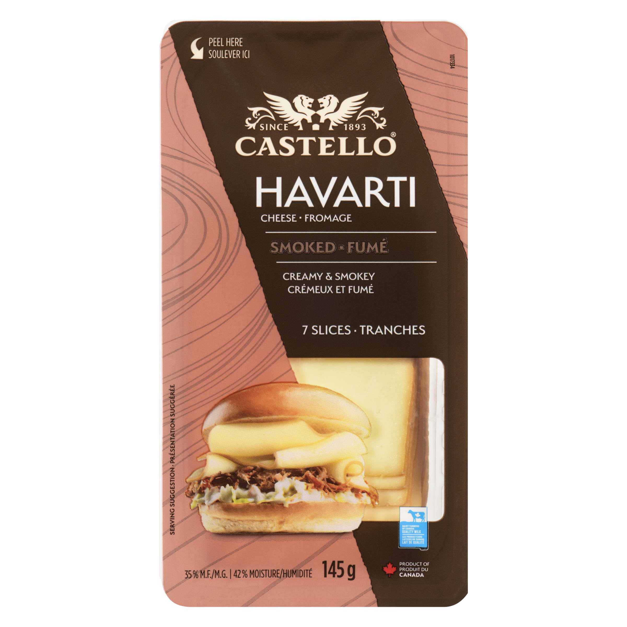 Sliced Smoked Havarti Cheese 145g