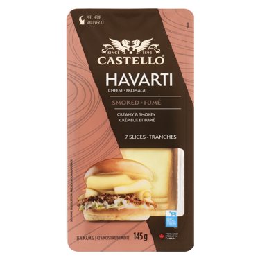 Sliced Smoked Havarti Cheese 145g