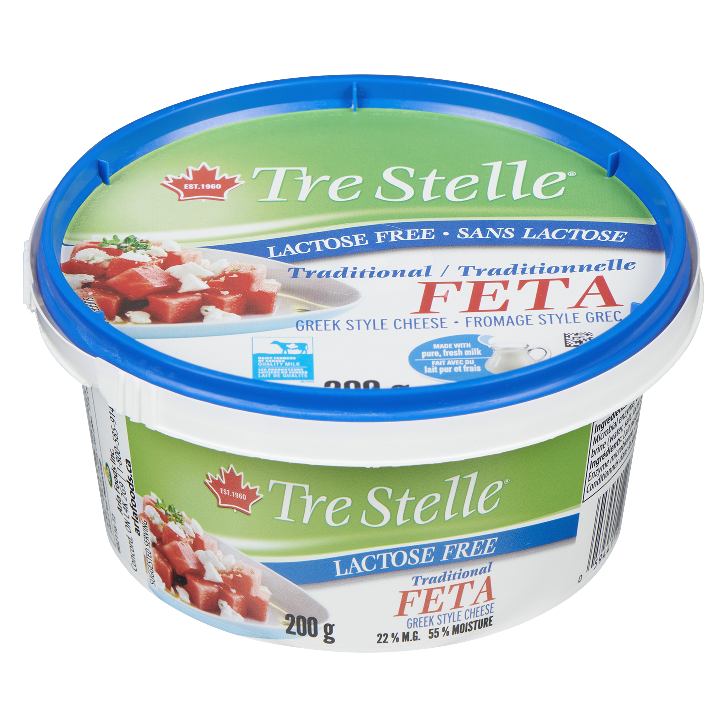 Lactose-Free Traditional Feta Cheese 200g