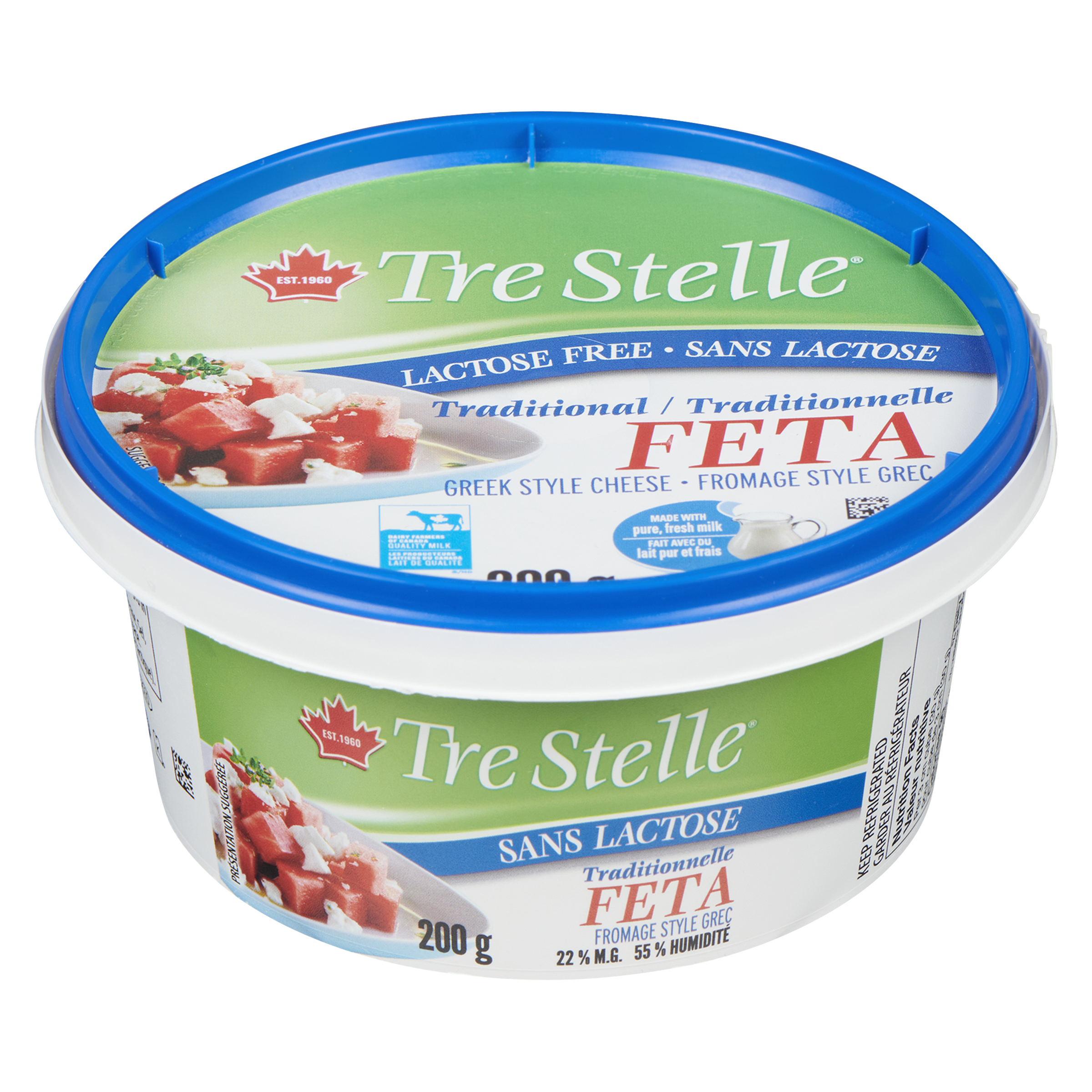 Lactose-Free Traditional Feta Cheese 200g