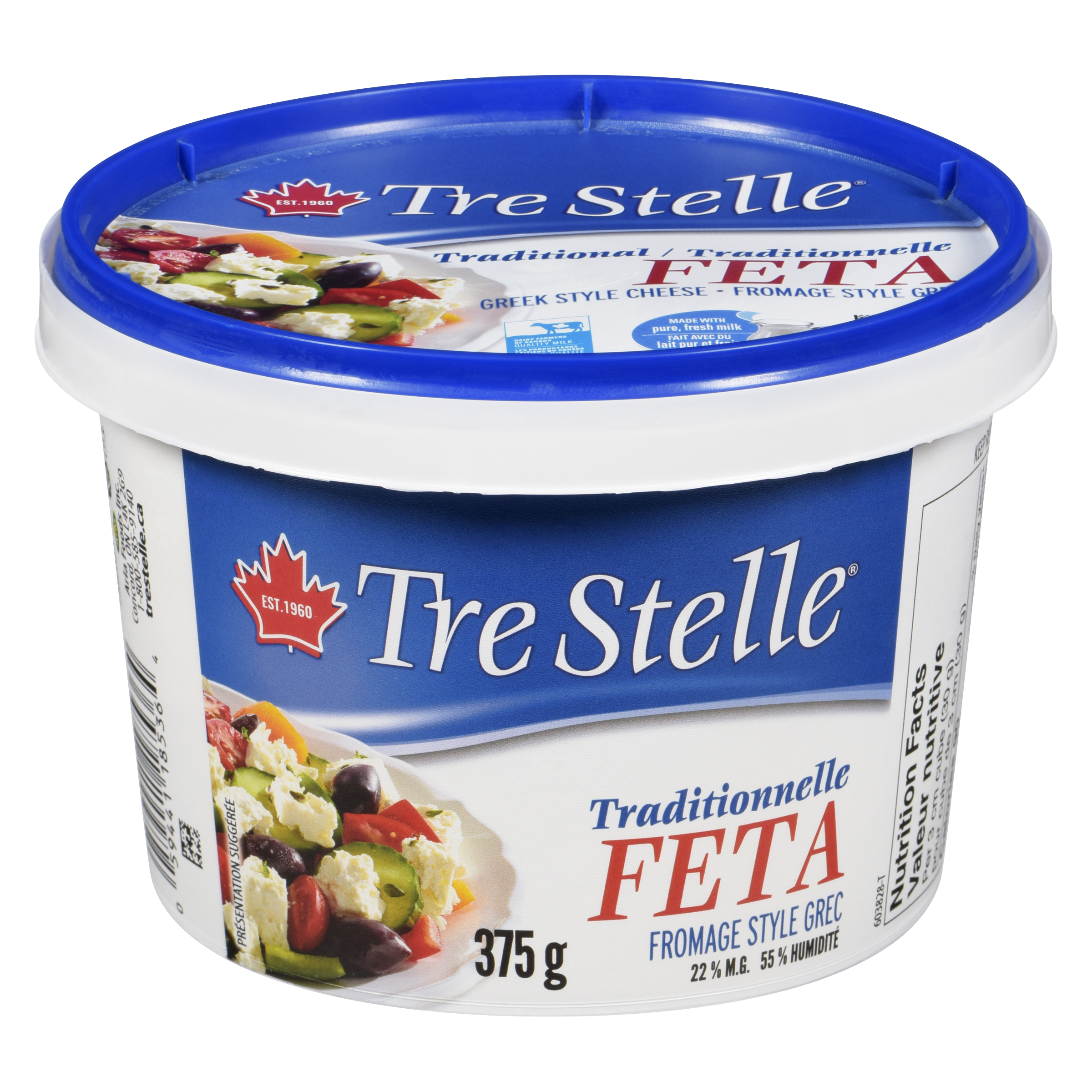 Fromage feta traditionnel 375g