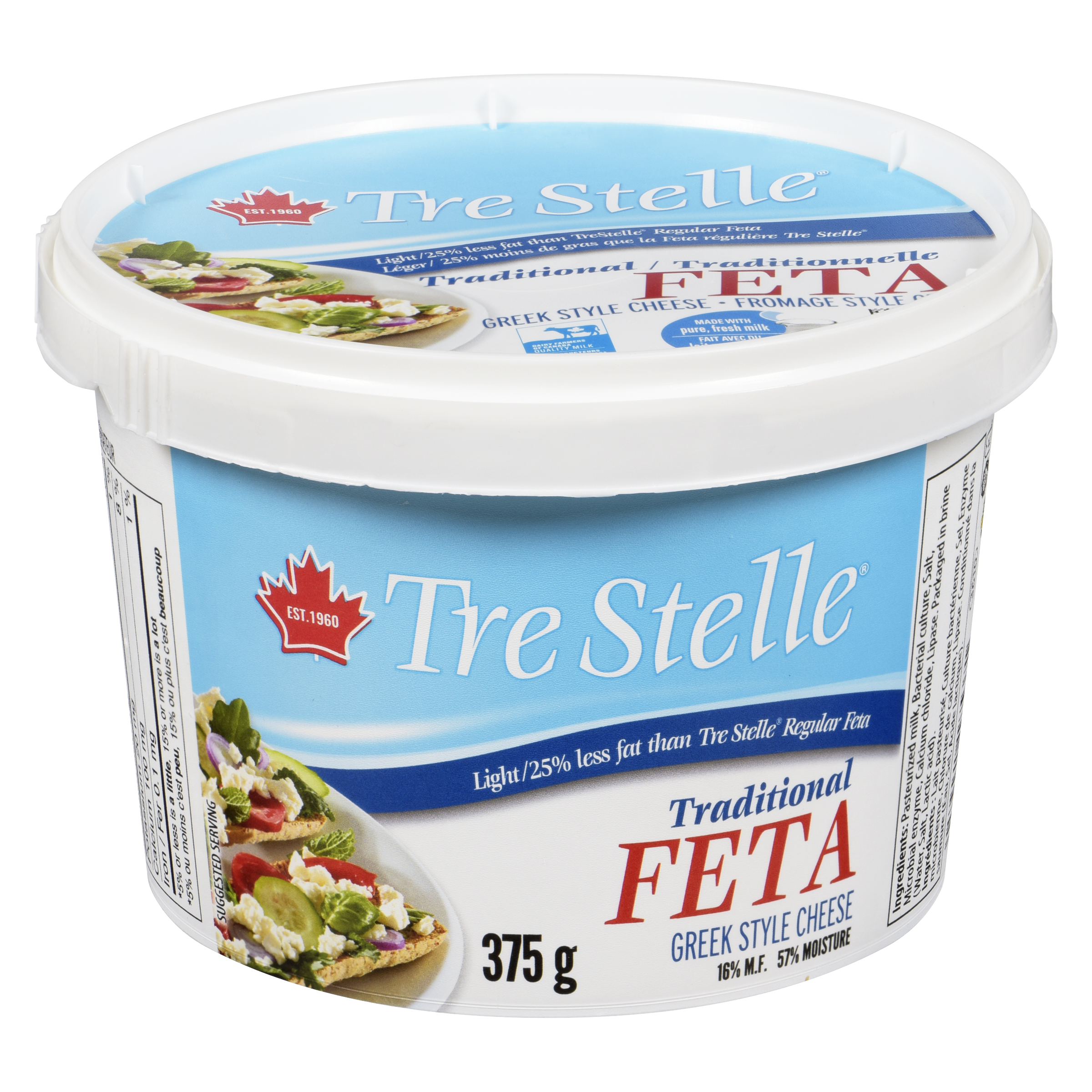 Light Feta Cheese 375g
