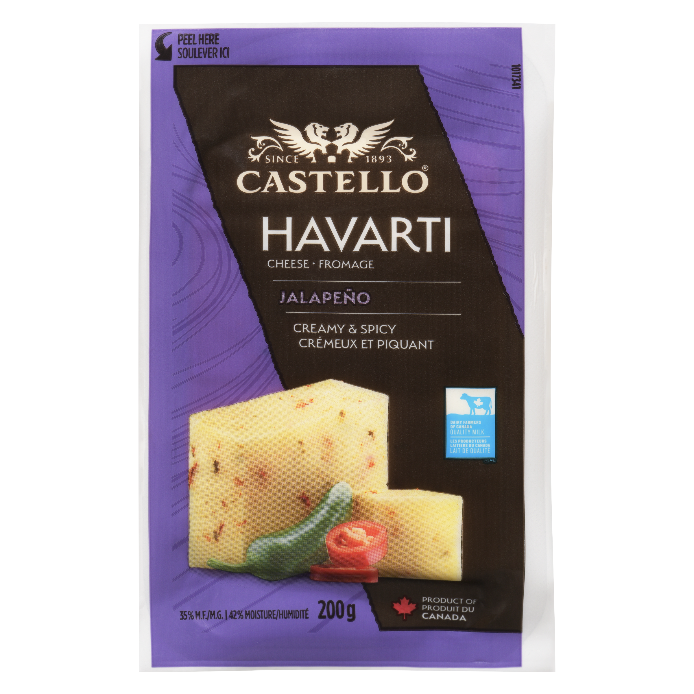 Fromage havarti aux jalapenos 200g