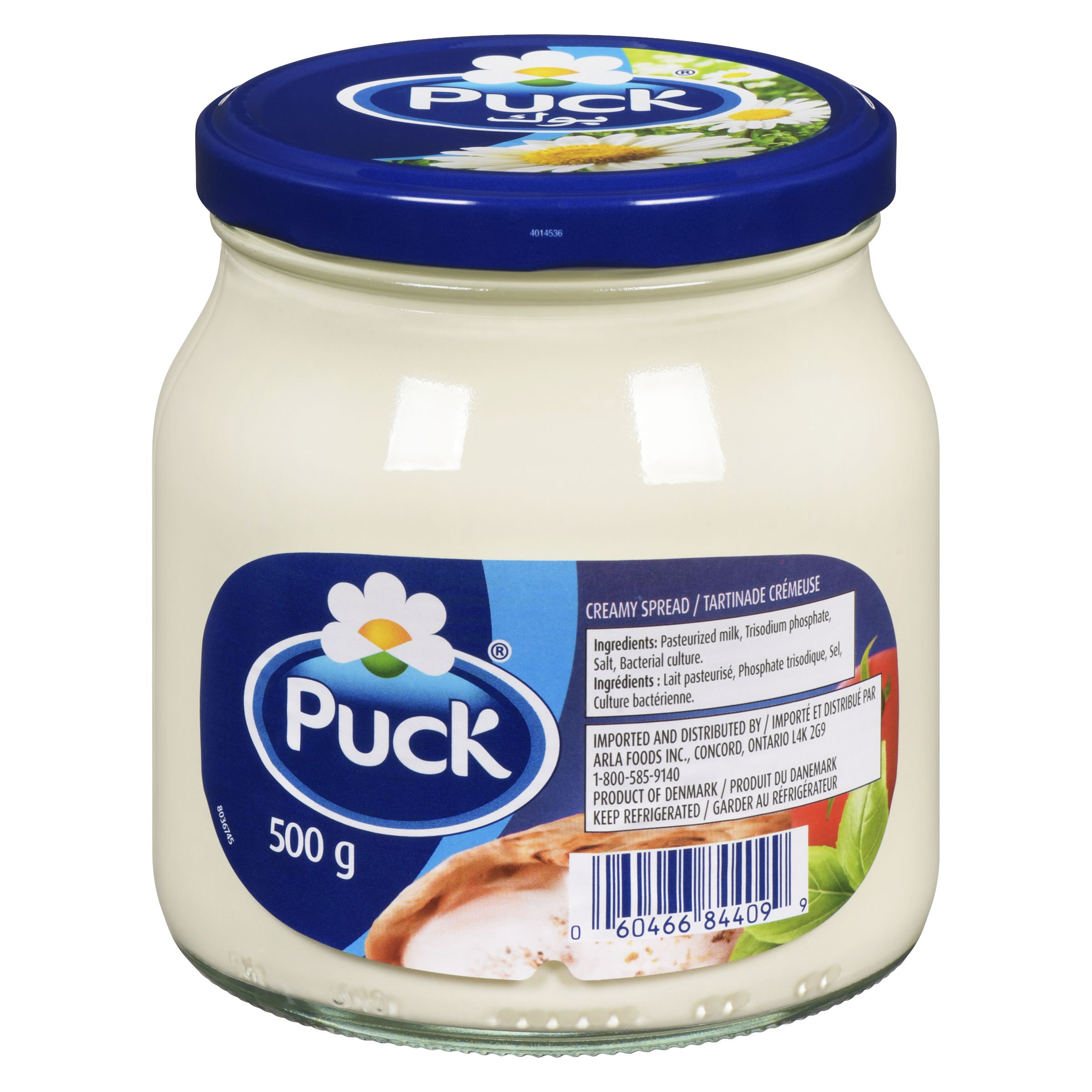 Tartinade crémeuse à base de produits laitiers 500g