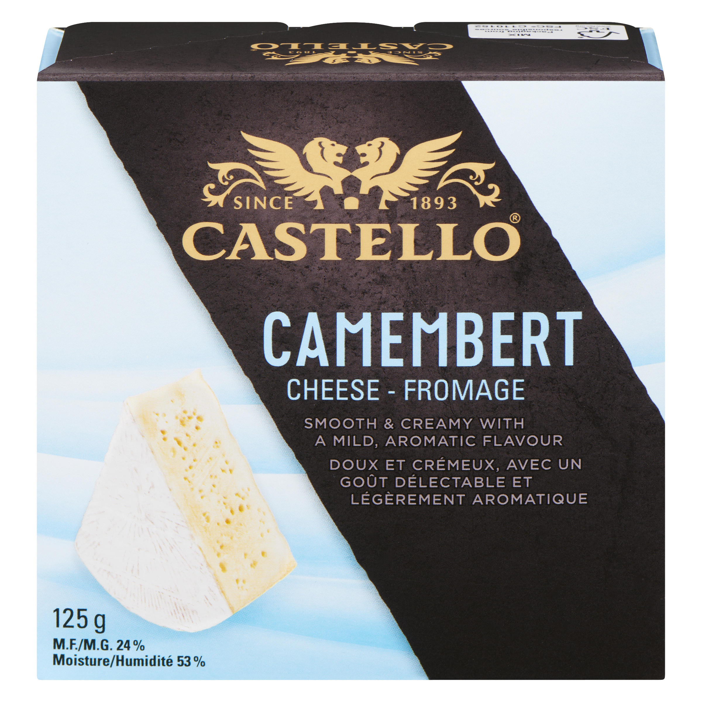 Fromage camembert danois 125g