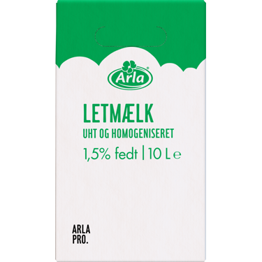 Letmælk BiB UHT 1,5% 10 l
