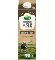 Frisk Dansk Skummetmælk 0,1% 1 L