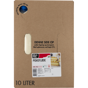 Piskefløde BiB 38% 10 l