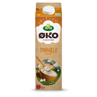 Økologisk Tykmælk 3,5% 1000 g