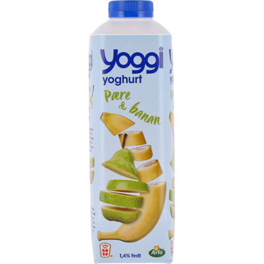Yoghurt Pære & Banan 1,4% 1000 g