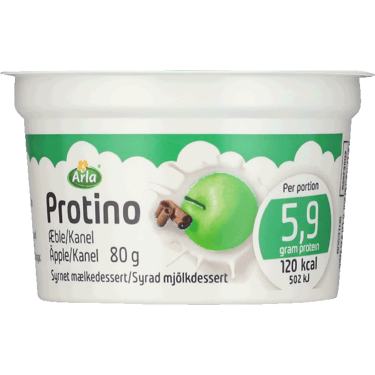 Syrnet Mælkedessert m. æble og kanel 80 g