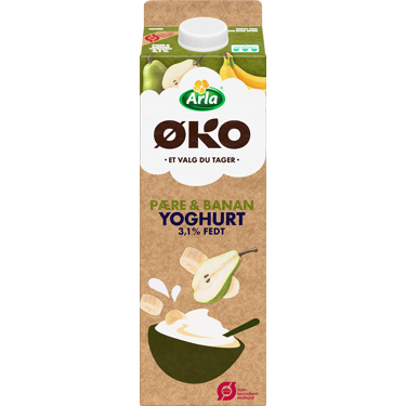 Pære & banan yoghurt 1000 g