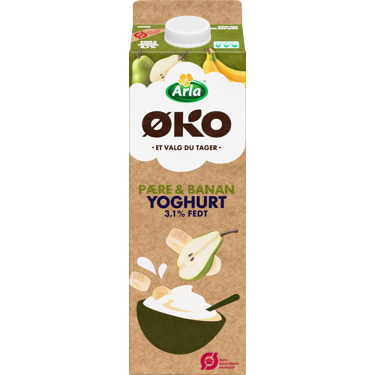 Pære & banan yoghurt 1000 g