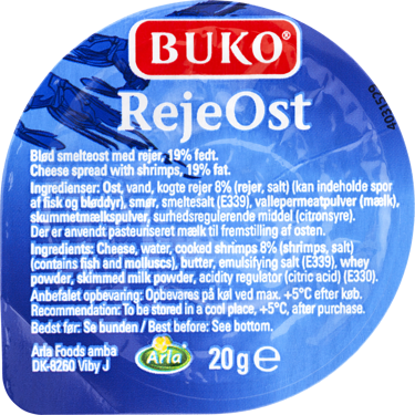 Smelteost rejer 40+ 20 g