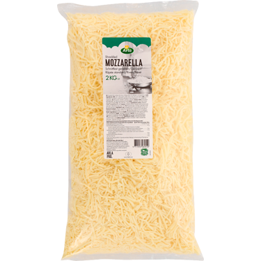Mozzarella revet 21% 40+ 2 kg