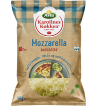 Revet Mozzarella Økologisk 40+ 140 g