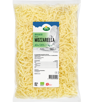 Øko Mozzarella revet 40+ 1 kg
