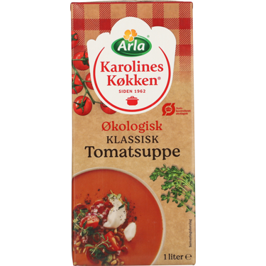 Økologisk tomatsuppe 2,9% 1 L