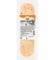 Havarti m. jalapeno 34% 55+ 750 g