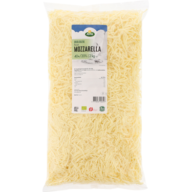 Øko Mozzarella revet 40+ 2 kg
