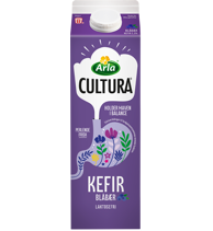 Laktosefri kefir med blåbær 2,3% 1 l