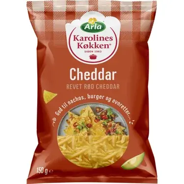 Revet Rød Cheddar 50+ 150 g