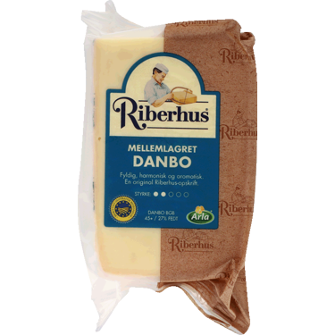 Mellemlagret Danbo 45+ 520 g