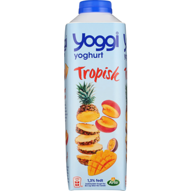 Yoghurt tropisk 1,3% 1000 g