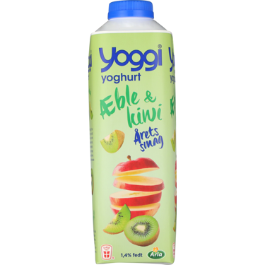 Yoghurt æble & kiwi 1,4% 1000 g