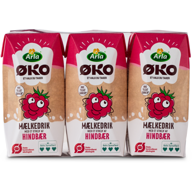 Mælkedrik med et strejf af hindbær 200 ml