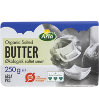 Økologisk saltet smør 250 g