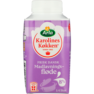 Madlavningsfløde 8% 0,25 L