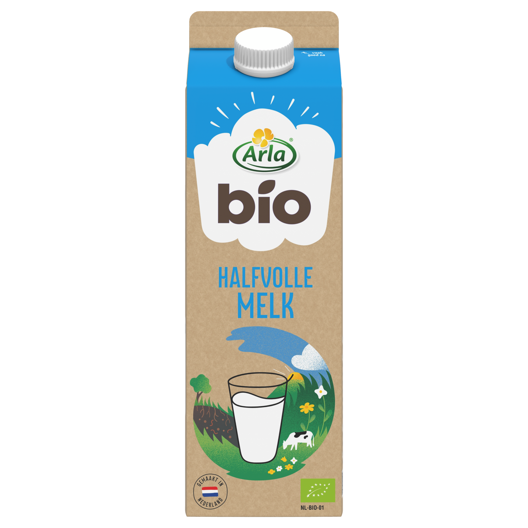 Biologische Halfvolle Melk 1 L