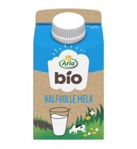 Biologische Halfvolle Melk portieverpakking 250 ml