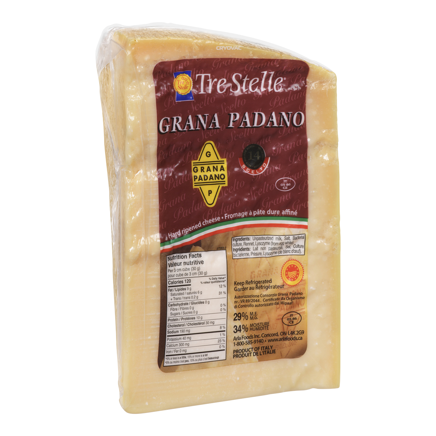 Grana Padano Scelto Cheese 1kg