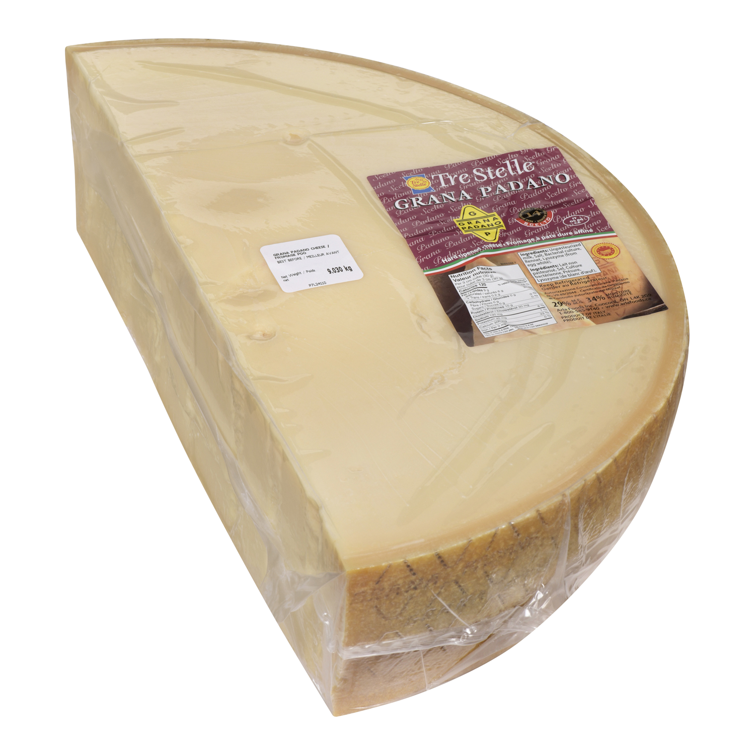Grana Padano Scelto 1/4 Wheel 8kg