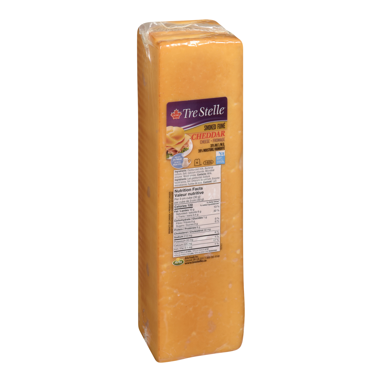 Smoked Cheddar Cheese Loaf 3.4kg