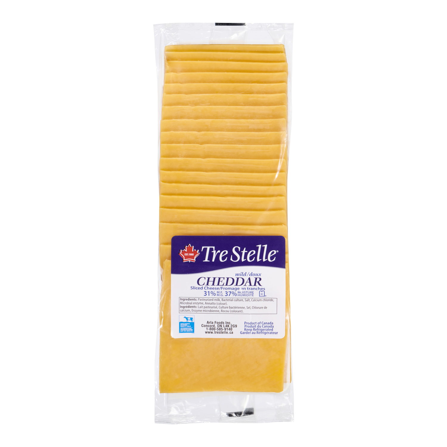 Mild Cheddar Cheese Sliced 500g