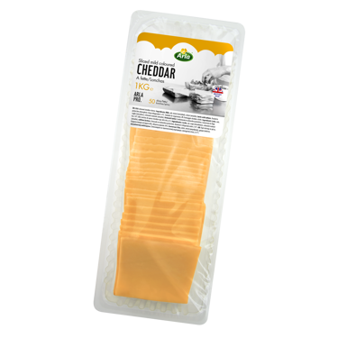Arla Pro Mild Coloured Cheddar φέτες 1kg
